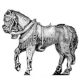  Standing Horse - for horse holder 